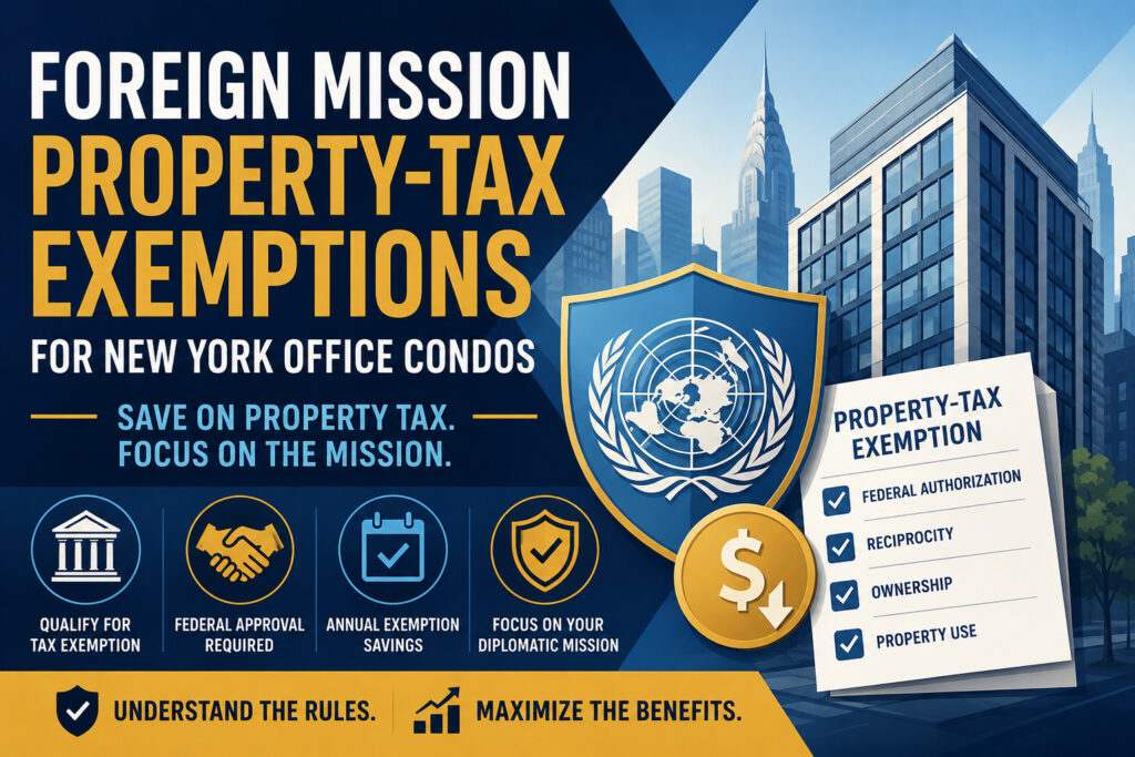 Foreign Mission Property-Tax Exemptions for New York Office Condos