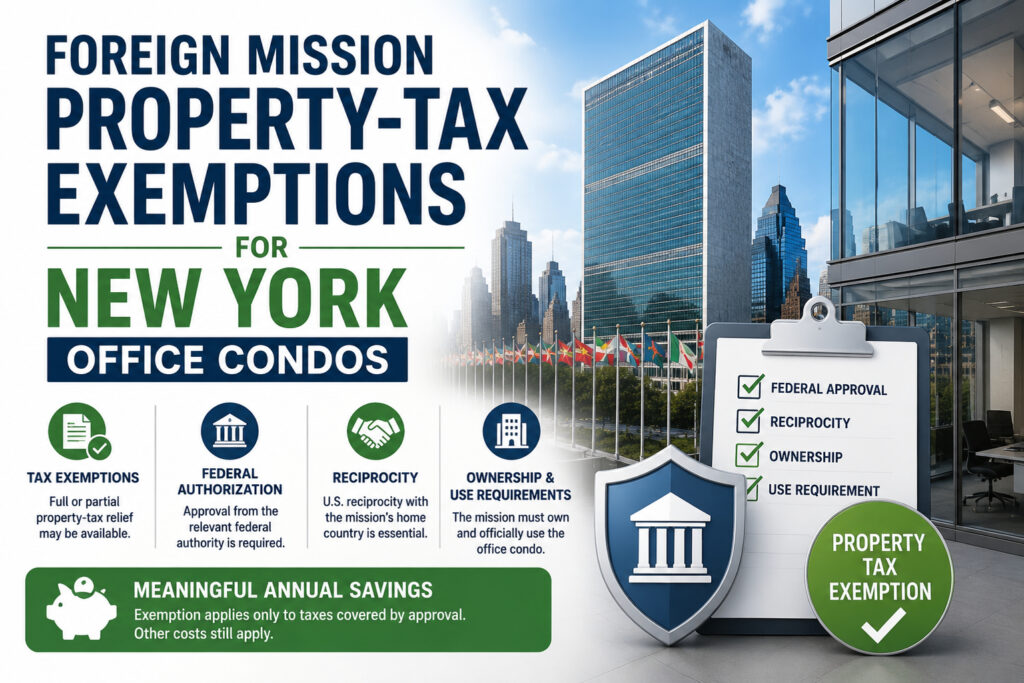 Foreign Mission Property-Tax Exemptions for New York Office Condos