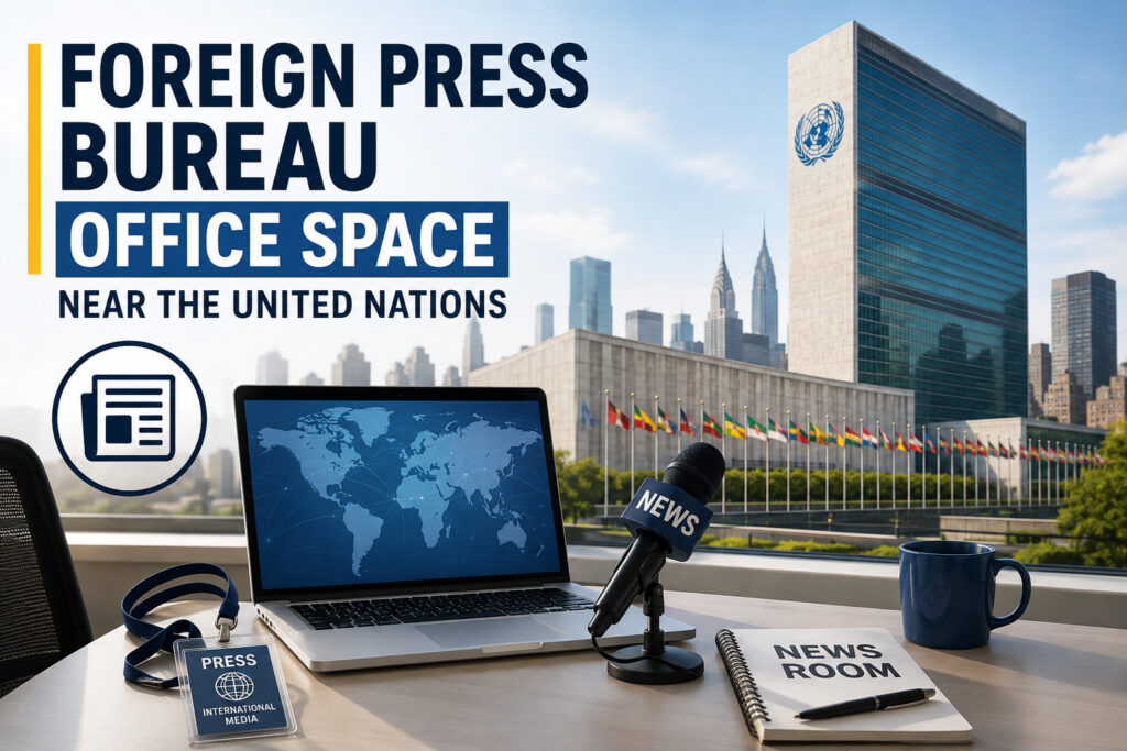 Foreign Press Bureau Office Space Near the United Nations