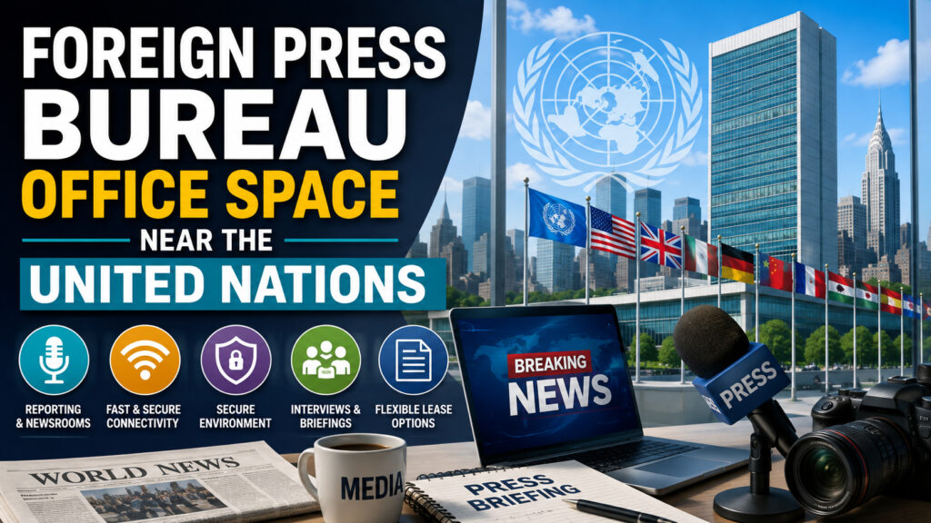 Foreign Press Bureau Office Space Near the United Nations