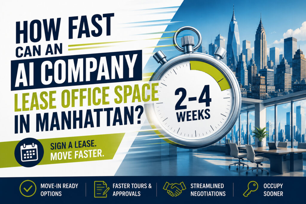 How Fast Can an AI Company Lease Office Space in Manhattan?