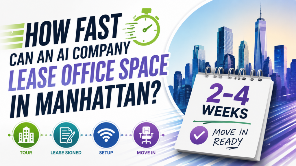 How Fast Can an AI Company Lease Office Space in Manhattan?