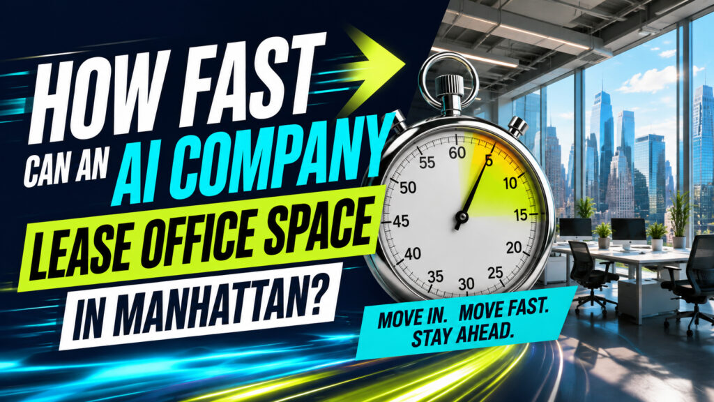 How Fast Can an AI Company Lease Office Space in Manhattan?