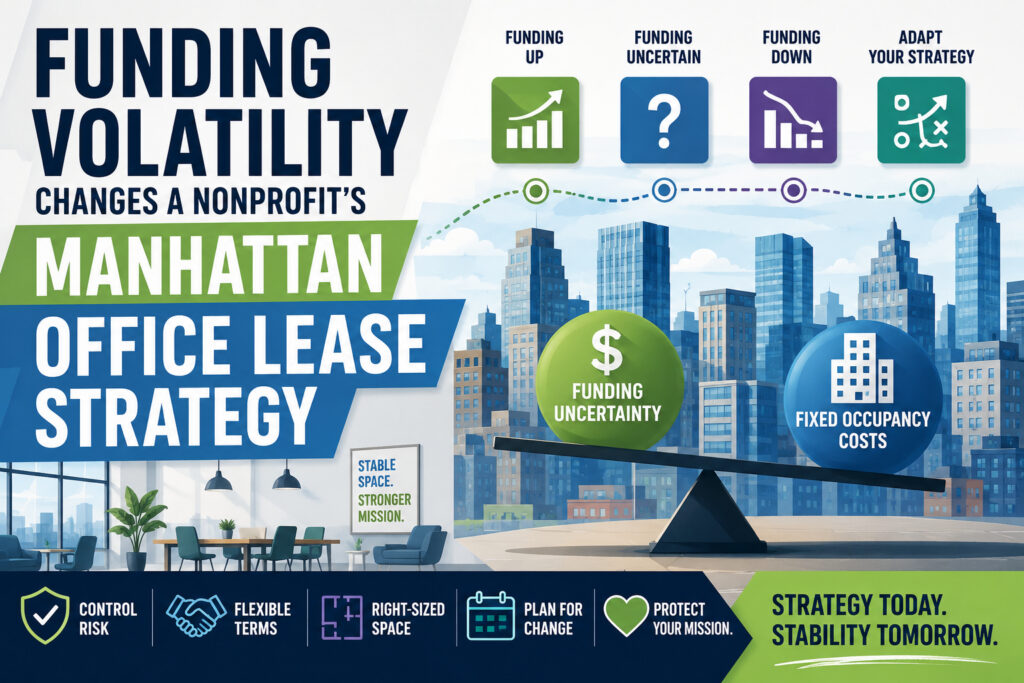 How Funding Volatility Changes a Nonprofit's Manhattan Office Lease Strategy