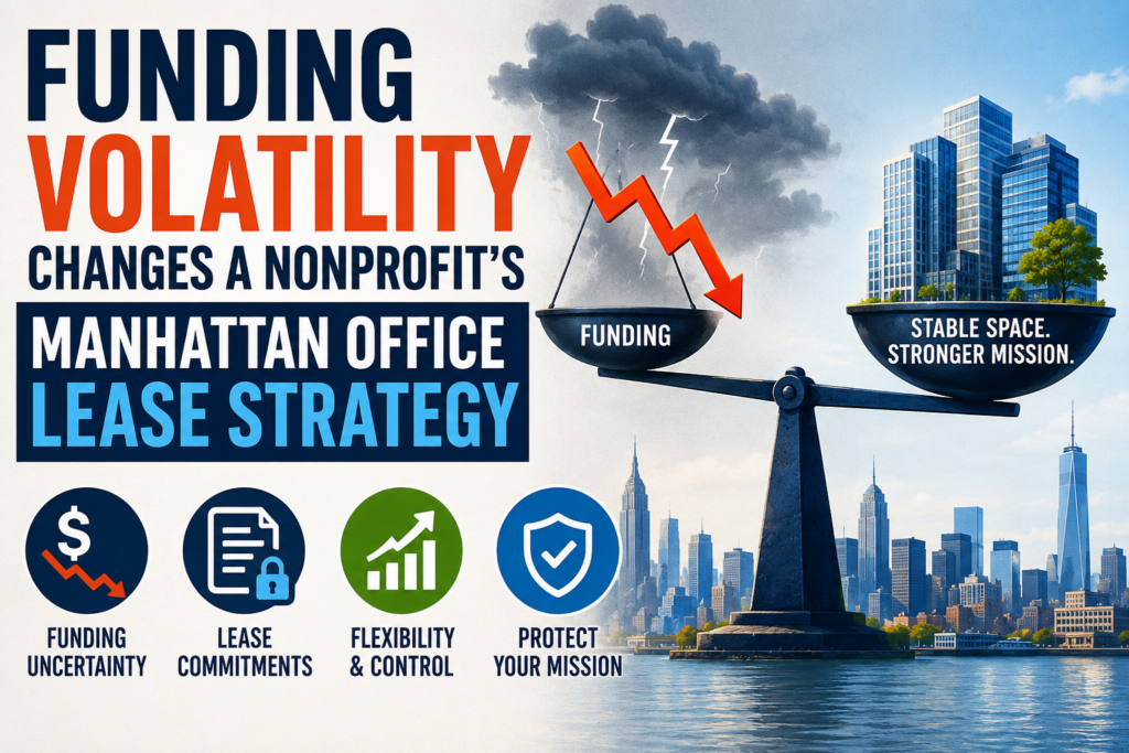 How Funding Volatility Changes a Nonprofit's Manhattan Office Lease Strategy