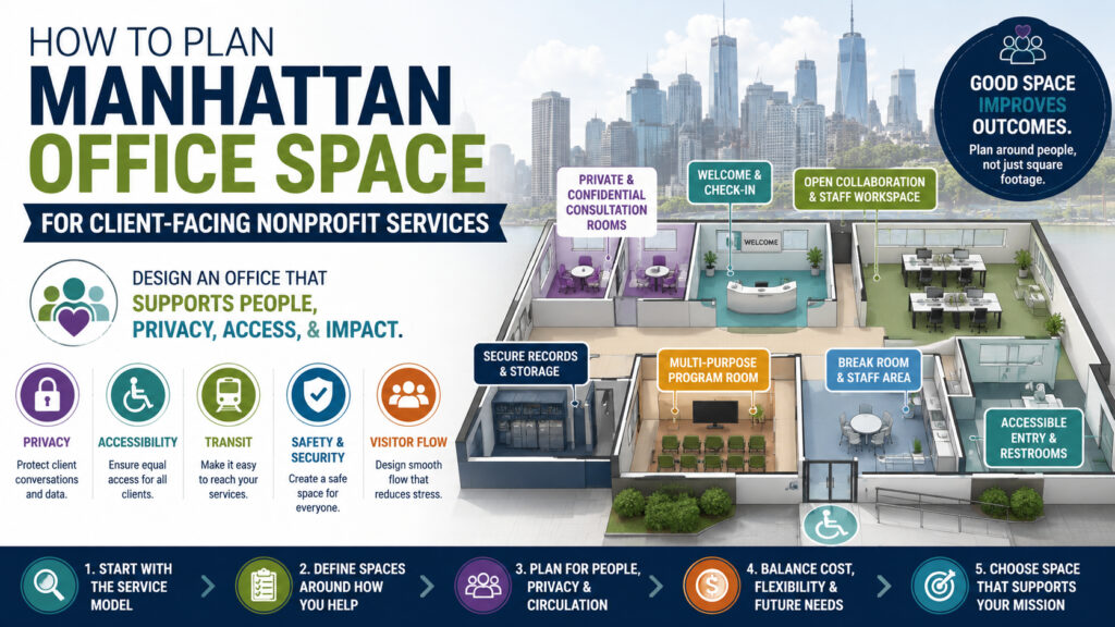 How to Plan Manhattan Office Space for Client-Facing Nonprofit Services