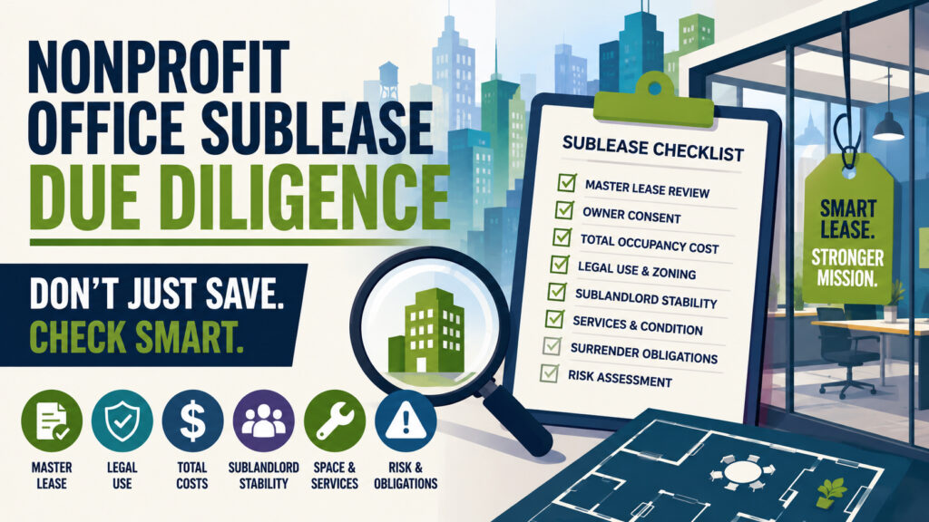 Nonprofit Office Sublease Due Diligence in Manhattan