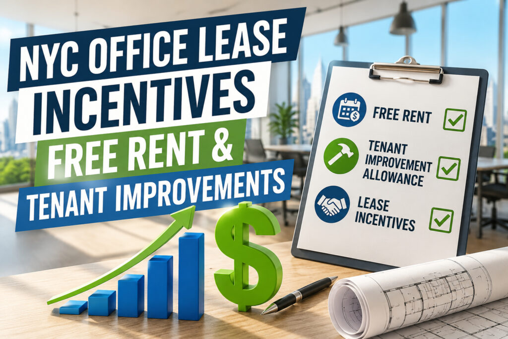 NYC Office Lease Incentives, Free Rent and Tenant Improvements