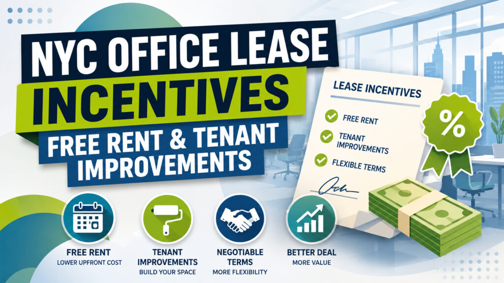 NYC Office Lease Incentives, Free Rent and Tenant Improvements