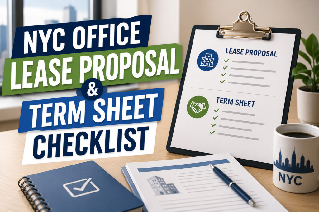 NYC Office Lease Proposal and Term Sheet Checklist
