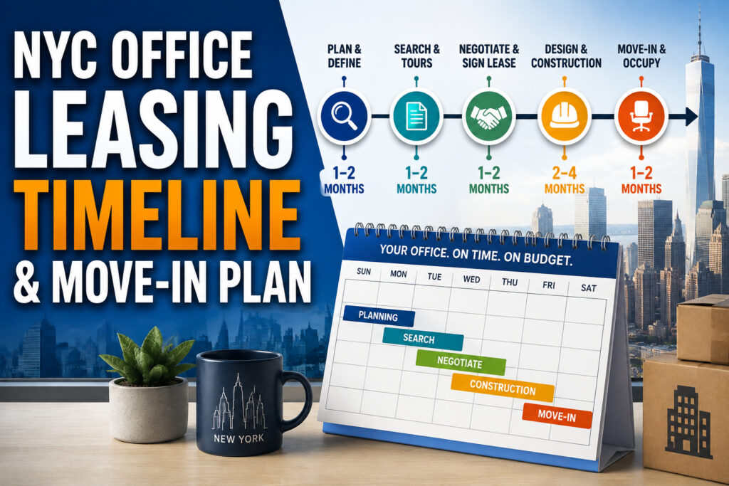 NYC Office Leasing Timeline and Move-In Plan