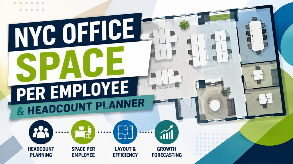 NYC Office Space per Employee and Headcount Planner