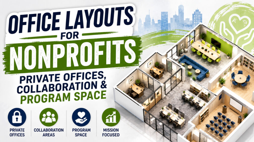 Office Layouts for Nonprofits: Private Offices, Collaboration and Program Space