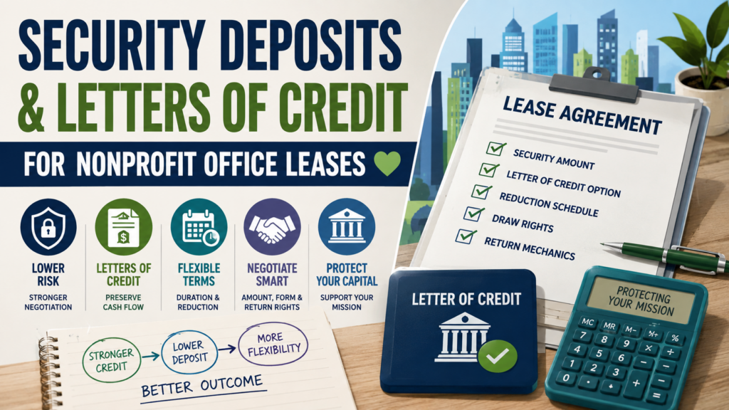 Security Deposits and Letters of Credit for Nonprofit Office Leases