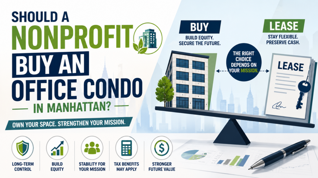 Should a Nonprofit Buy an Office Condo in Manhattan?