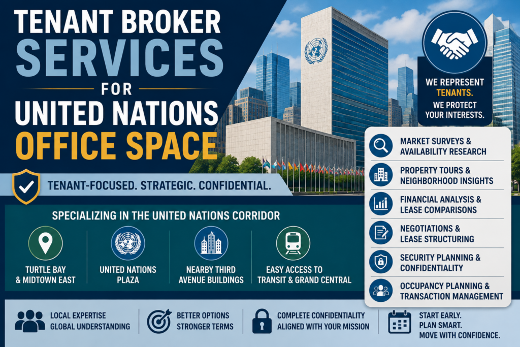 Tenant Broker Services for United Nations Office Space