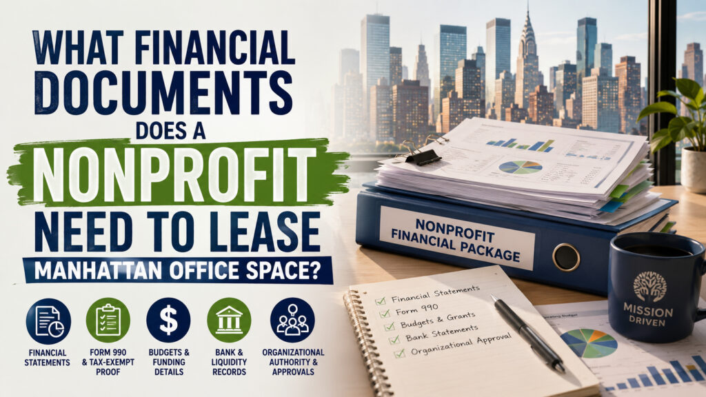 What Financial Documents Does a Nonprofit Need to Lease Manhattan Office Space?
