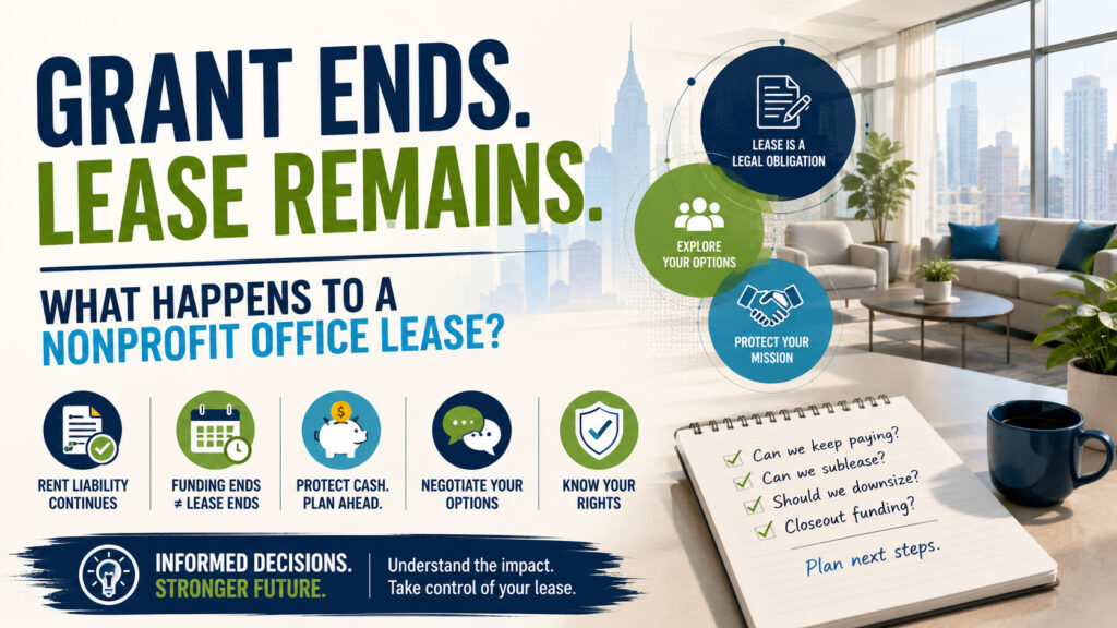 What Happens to a Nonprofit Office Lease if a Grant Ends?