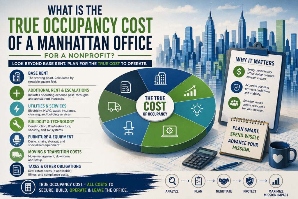 What Is the True Occupancy Cost of a Manhattan Office for a Nonprofit?