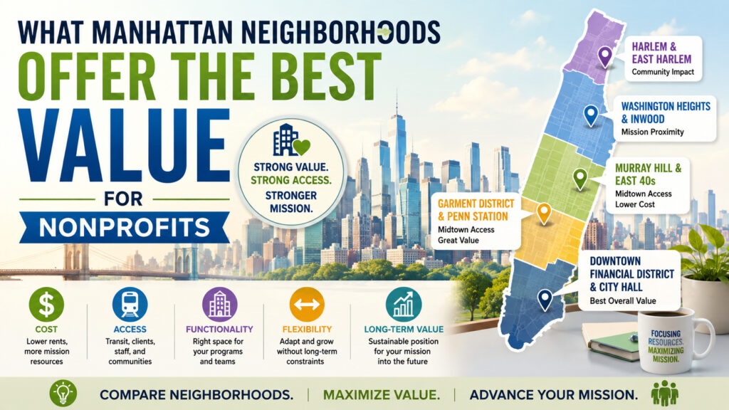 What Manhattan Neighborhoods Offer the Best Value for Nonprofits