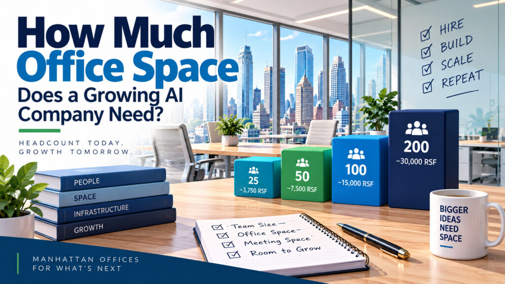 How Much Office Space Does a Growing AI Company Need?