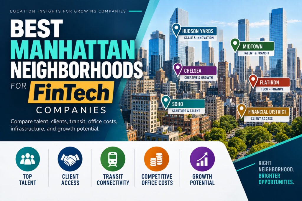 Best Manhattan Neighborhoods for FinTech Companies