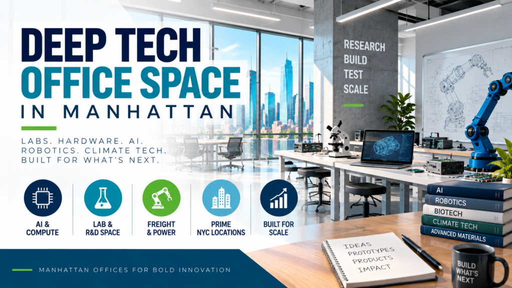 Deep Tech Office Space in Manhattan