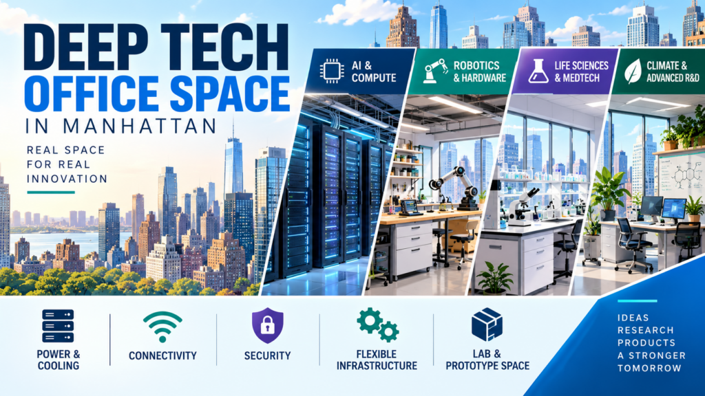Deep Tech Office Space in Manhattan