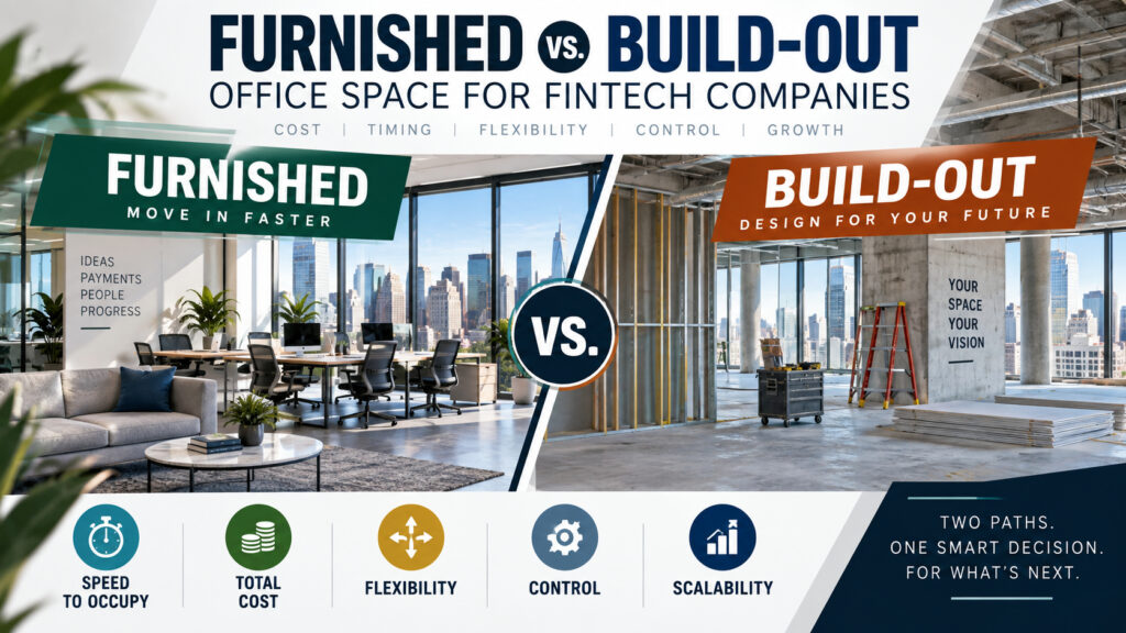 Furnished vs. Build-Out Office Space for FinTech Companies