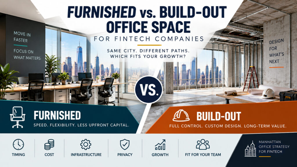 Furnished vs. Build-Out Office Space for FinTech Companies