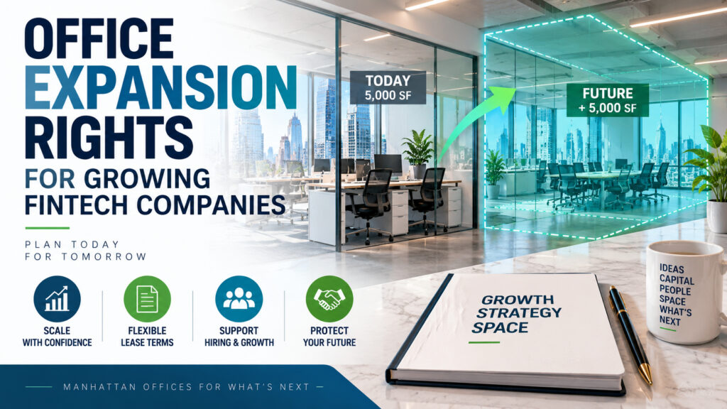 Office Expansion Rights for Growing FinTech Companies