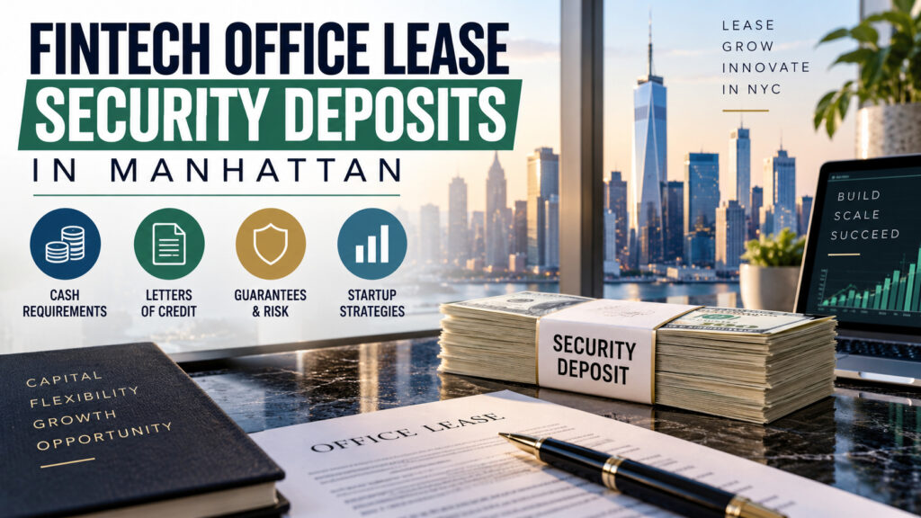 FinTech Office Lease Security Deposits in Manhattan