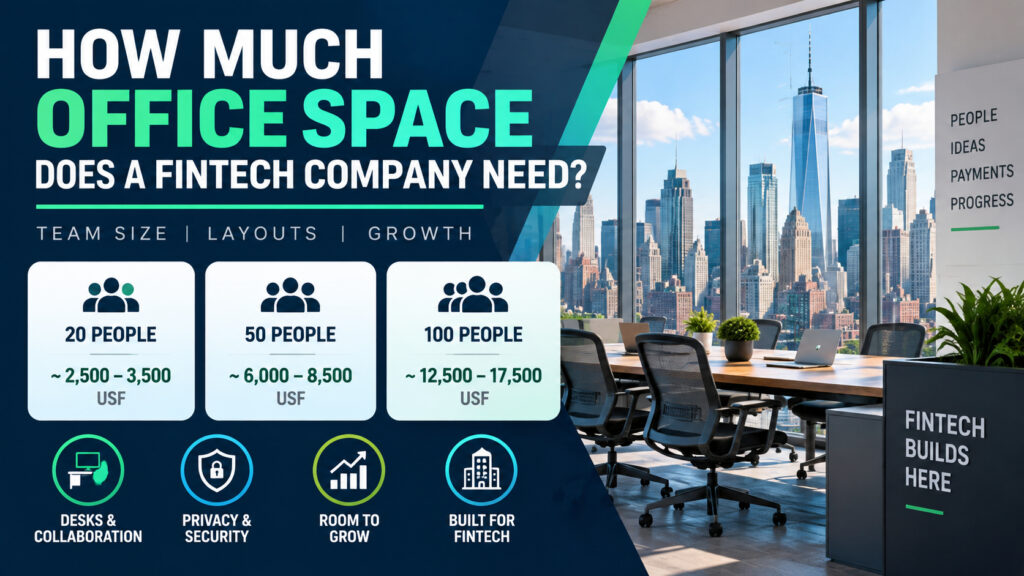 How Much Office Space Does a FinTech Company Need?