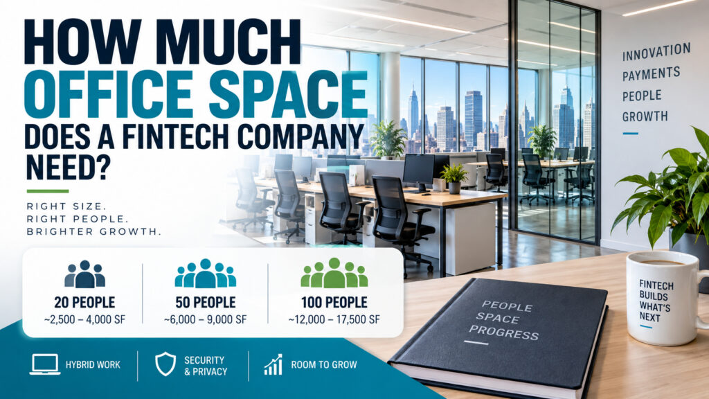 How Much Office Space Does a FinTech Company Need?