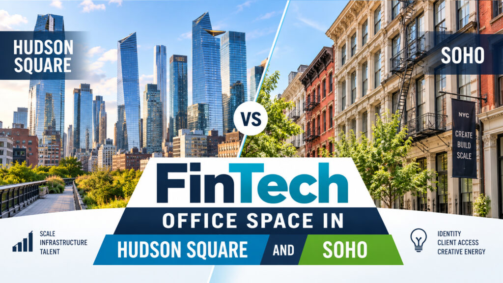 FinTech Office Space in Hudson Square and SoHo