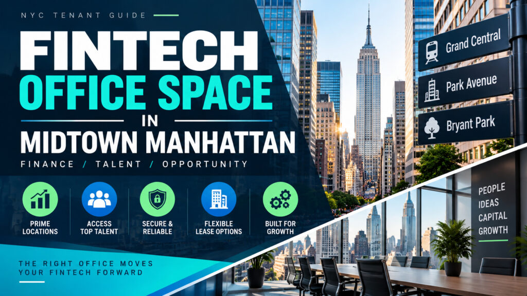 FinTech Office Space in Midtown Manhattan