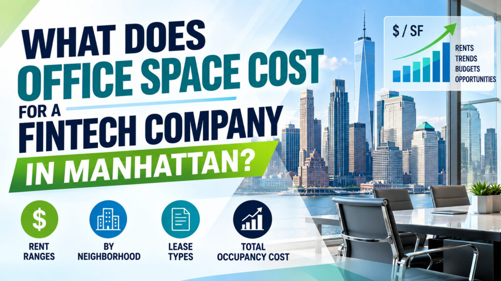 What Does Office Space Cost for a FinTech Company in Manhattan?