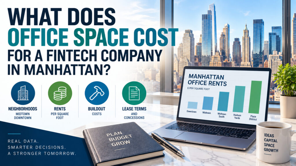 What Does Office Space Cost for a FinTech Company in Manhattan?