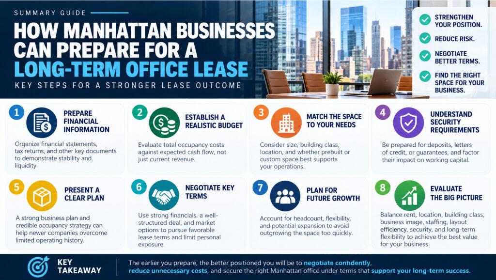 How Manhattan Businesses Can Prepare for a Long-Term Office Lease