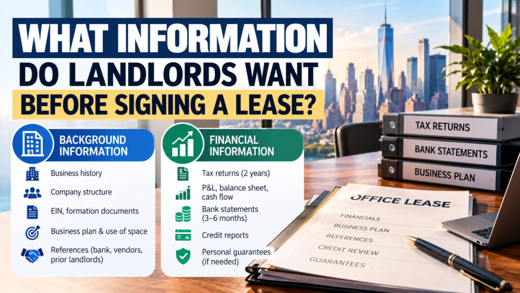 Manhattan Office Lease Requirements
